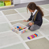 Large Neutral Squares Carpet - L3600 x W2570mm Large Neutral Squares Carpet - L3600 x W2570mm | Floor play Carpets & Rugs | www.ee-supplies.co.uk