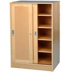 Large Sliding Door Classroom Cupboard - Educational Equipment Supplies