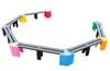 Outdoor Plastic Large Learning Curve Bench Seating - Educational Equipment Supplies