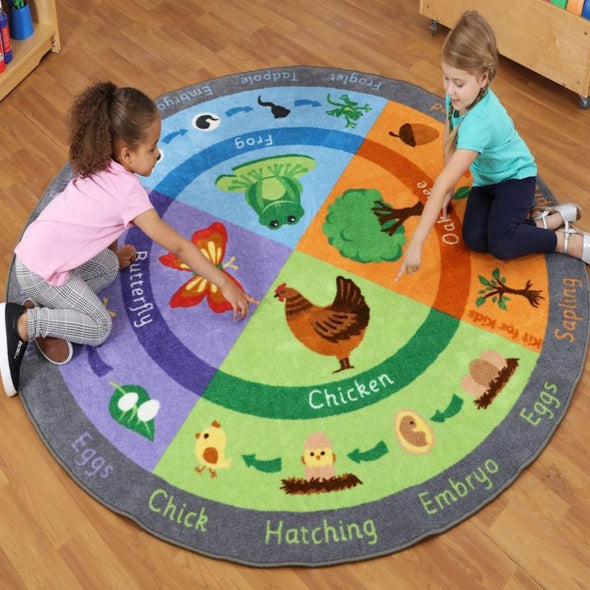 Life Cycle Carpet / Rug D2000mm - Educational Equipment Supplies