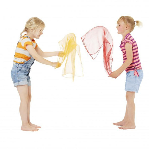 Gonge Magic Scarves Pk 4 - Educational Equipment Supplies