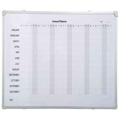 Magnetic Dry Wipe Wall Planners - Annual - Educational Equipment Supplies