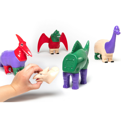 Magnetic Mix or Match Dinosaurs Set 2 - Educational Equipment Supplies