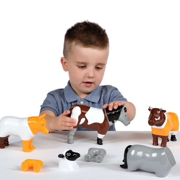 Magnetic Mix or Match Farm Animals - Educational Equipment Supplies