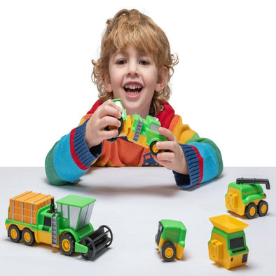 Magnetic Mix or Match Farm Vehicles Magnetic Mix or Match Farm Vehicles | Plastic Toys | www.ee-supplies.co.uk