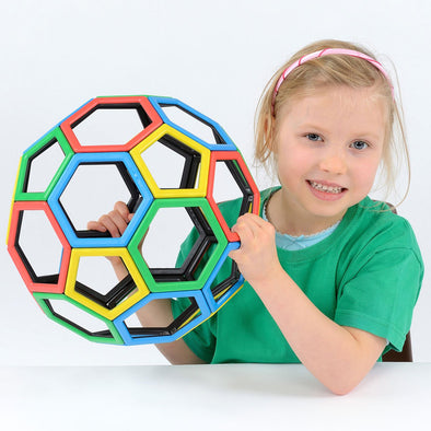 Magnetic Polydron Carbon  - 60 Pieces - Educational Equipment Supplies
