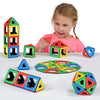 Magnetic Polydron Class Set - 96 Pieces - Educational Equipment Supplies