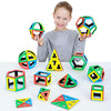 Magnetic Polydron Mathematics Set - 118 Pieces - Educational Equipment Supplies