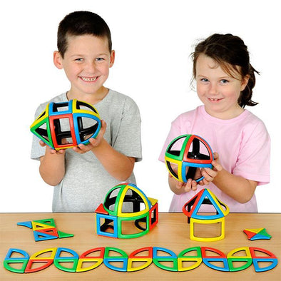 Magnetic Polydron Sphera Class Set - 72 Pieces - Educational Equipment Supplies