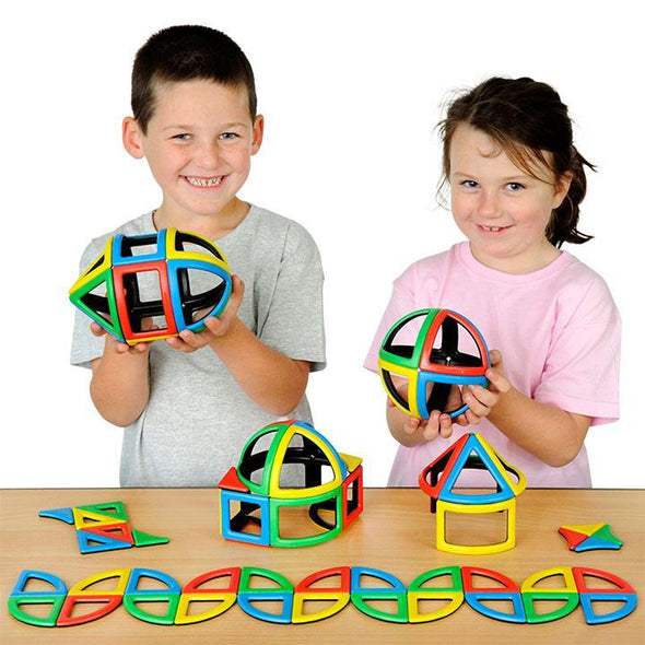 Magnetic Polydron Sphera Class Set - 72 Pieces - Educational Equipment Supplies