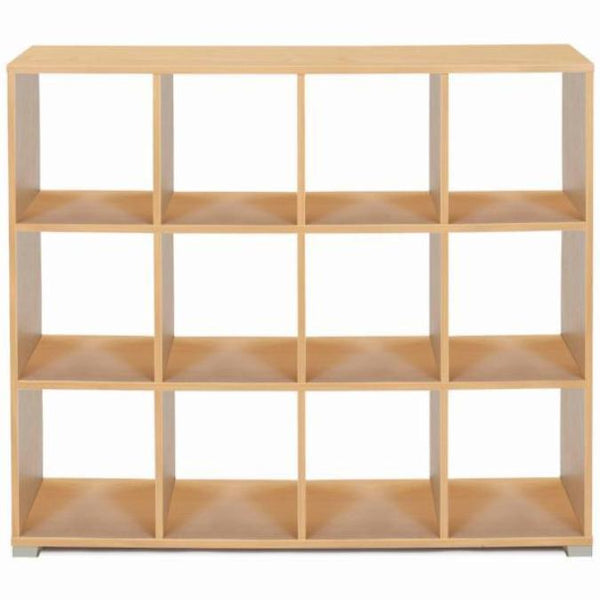 12 Wooden Cube Display / Room Divider W1358 x D453 x H1002mm