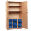 21 Shallow Tray Storage Cupboard W1030 x D485 x H1810mm 21 Shallow Tray Storage Cupboard  | Storage Cupbaords | www.ee-supplies.co.uk