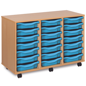 Super Value Tray Storage Unit x 21 Trays 21 Value Tray Unit | School tray Storage | www.ee-supplies.co.uk