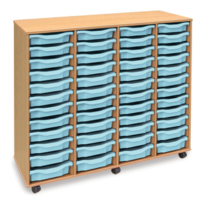 Four Column Tray Storage Unit x 48 Trays 48 Tray Unit | 4 Store | www.ee-supplies.co.uk