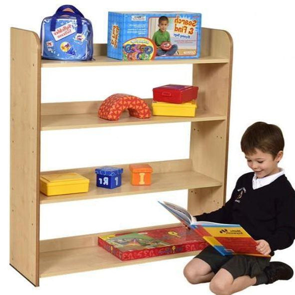 Four Shelf Bookcase - Maple - Educational Equipment Supplies