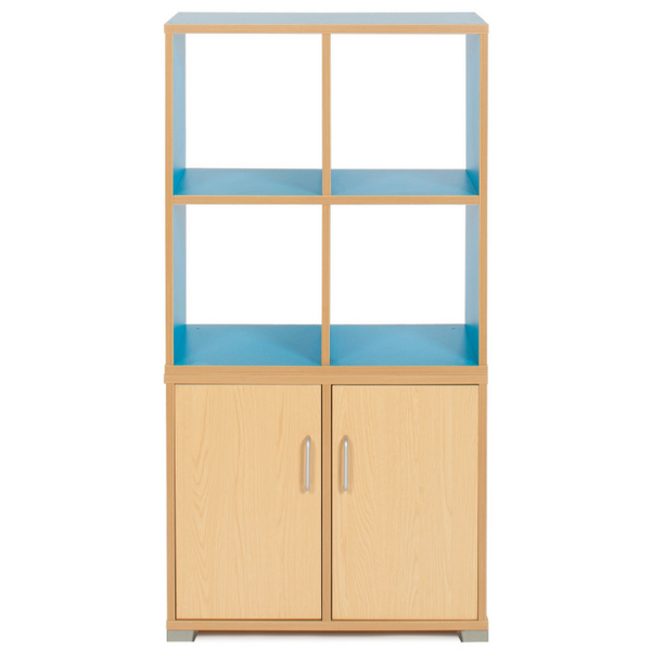 2 Bay Low Level Cupboard + 4 Cube Room Divider