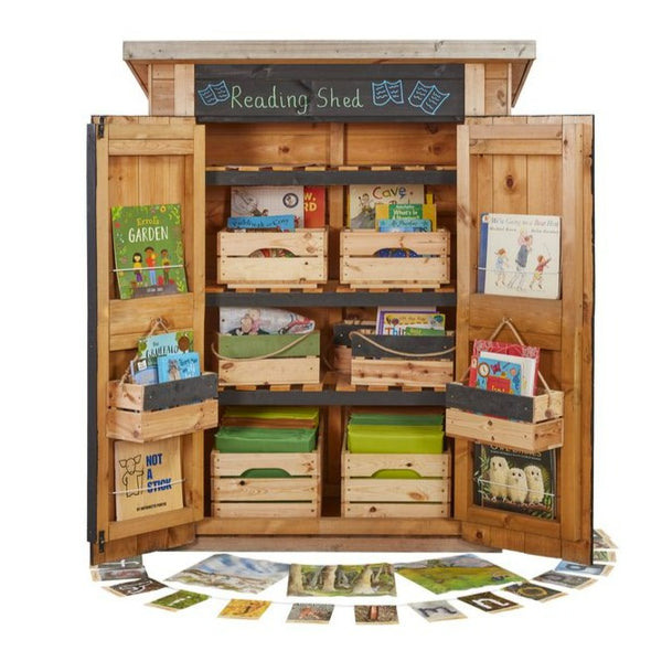 Wooden Shed - Outdoor Reading Shed Maths - Outdoor Counting Shed | www.ee-supplies.co.uk