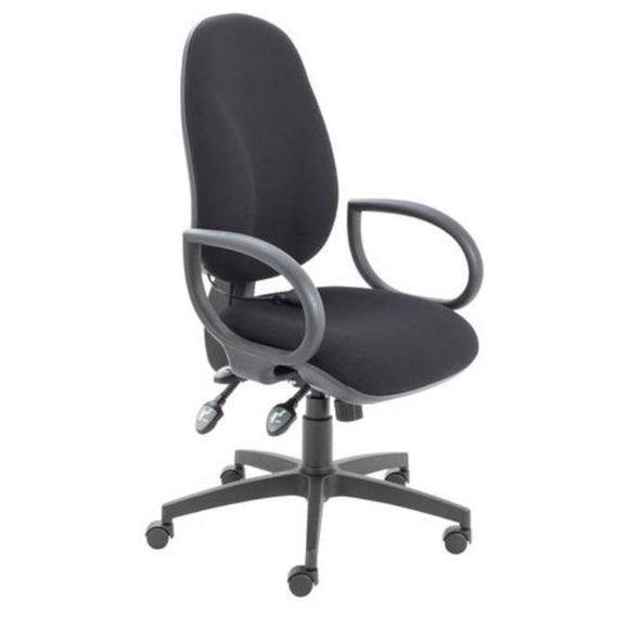 Maxi Ergo Operators Chair + Fixed Arms - Educational Equipment Supplies