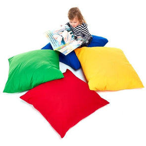 Medium Floor Cushions x 4 - Educational Equipment Supplies