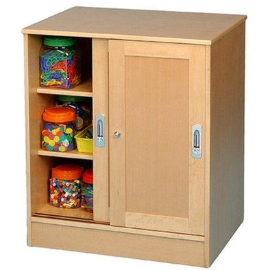 Medium Sliding Door Classroom Cupboard - Educational Equipment Supplies