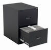 Metal Filing Cabinets - 2 Drawers -Black - Educational Equipment Supplies