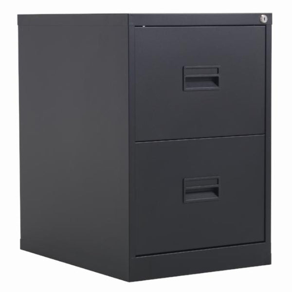 Metal Filing Cabinets - 2 Drawers -Black