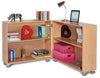 MF Mobile Wooden Hinged Bookcase Mobile MF Mobile Wooden Hinged Bookcase Mobile | ee-supplies.co.uk