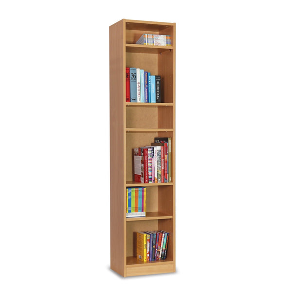 MF Narrow Sided Bookcase Range  - W400 x D300 x H1800mm