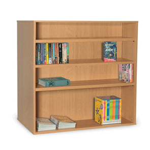 MF Double Sided Bookcase - W1000 x D574 x H900mm MF Narrow Sided Bookcase Range  - W400 x D300 x H1800mm | ee-supplies.co.uk