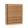 MF Single Sided Bookcase - W1000 x D300 x H1200mm MF Single Sided Bookcase - W1000 x D300 x H1200mm | ee-supplies.co.uk