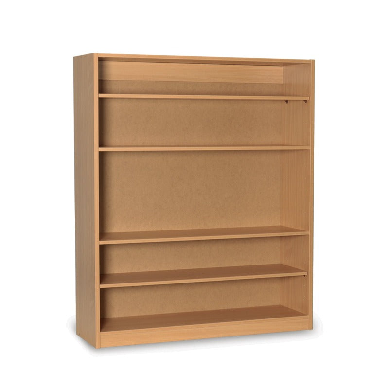 MF Single Sided Bookcase - W1000 x D300 x H1200mm | ee-supplies.co.uk ...