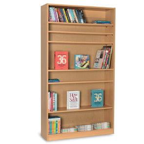 MF Single Sided Bookcase - W1000 x D300 x H1800mm MF Single Sided Bookcase - W1000 x D300 x H1800mm | ee-supplies.co.uk
