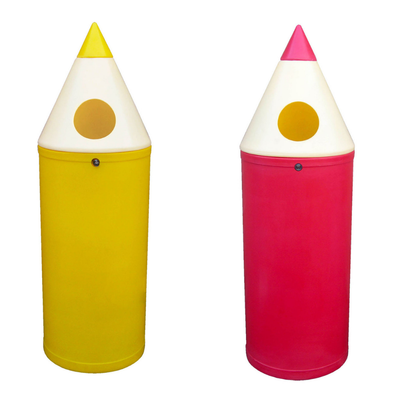 52 Litre Midi Pencil Litter Bins Pencil Bins  | Great Outdoors | www.ee-supplies.co.uk