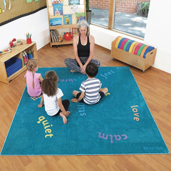 Mindfulness Carpet - 2000 x 2000mm - Educational Equipment Supplies