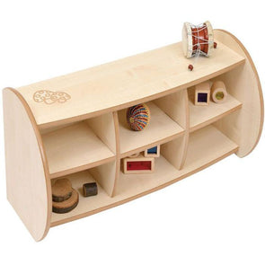 TW Nursery Mini 2 Shelf Unit + Dividers - Maple - Educational Equipment Supplies