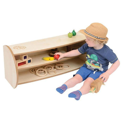 TW Nursery Mini 2 Shelf Unit - Maple - Educational Equipment Supplies