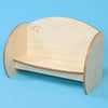 TW Nursery Mini Children's Nursery Bench Seat - Maple - Educational Equipment Supplies
