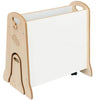 TW Nursery Mini Children's Blackboard / Whiteboard Mini Easel + Storage Trolley - Maple - Educational Equipment Supplies