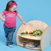 TW Nursery Mini Simple Shelf Unit - Maple - Educational Equipment Supplies