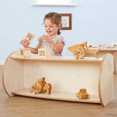 TW Nursery Mini Nursery Shelf Unit - Maple - Educational Equipment Supplies