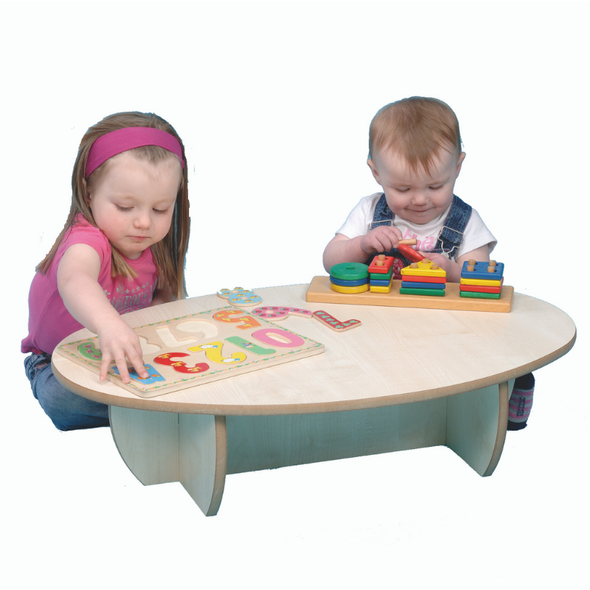 TW Nursery Mini Childrens Nursery Table - H185mm - Maple - Educational Equipment Supplies