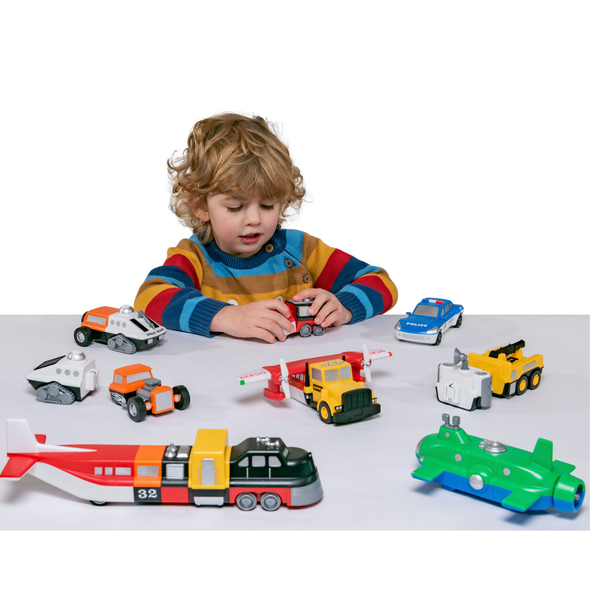Mix or Match Deluxe Vehicles Set 1 Mix or Match Deluxe Vehicles Set 1 | Plastic Toys | www.ee-supplies.co.uk