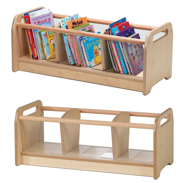 Playscape Clear View Low Wooden Book Box