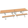 Mobile Folding Bench Table Unit - 2380 x 1500mm - Educational Equipment Supplies