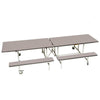 Mobile Folding Bench Table Unit - 2380 x 1500mm - Educational Equipment Supplies