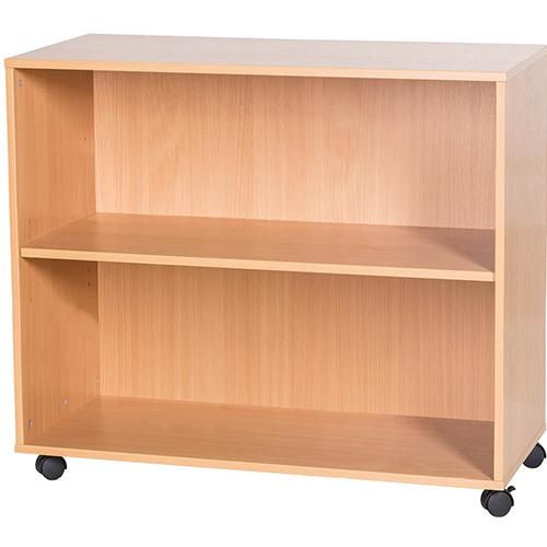 Mobile / Static Shelving - Open Shelf Storage Unit - H615mm - Educational Equipment Supplies