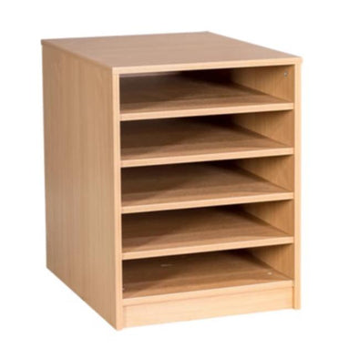 Mobile & Static 5 Fixed Shelves A2 Paper Storage - Educational Equipment Supplies