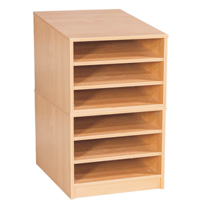 Mobile & Static 6 Fixed Shelves A2 Paper Storage - Educational Equipment Supplies