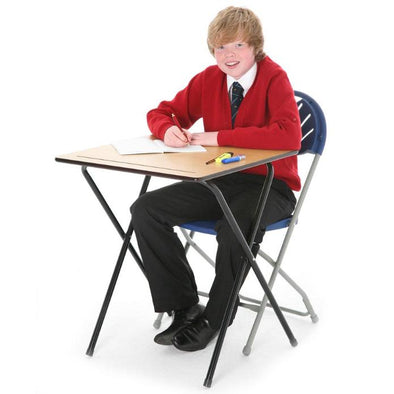 EES Folding Exam Desks - Educational Equipment Supplies