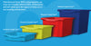 Monarch Plastic Storage Tray - Triple W312 x D425 x H305mm Monarch Plastic Storage Tray - Triple W312 x D425 x H305mm  | Cloakroom Trolley | www.ee-supplies.co.uk